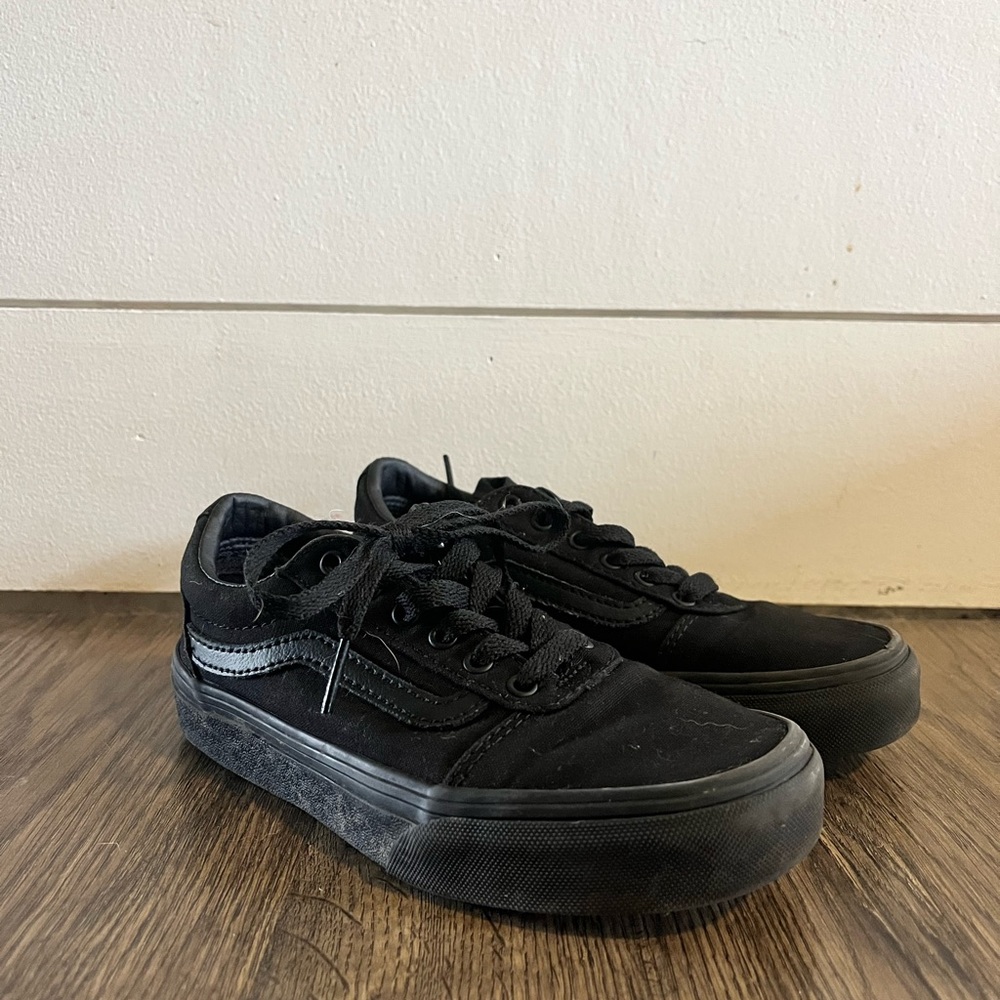 Vans Black Sneakers Low-Top Canvas